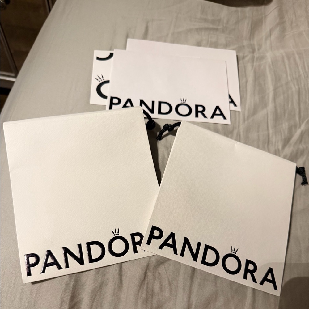 PANDORA Jewelry Small Gift Bags BRAND NEW X 2